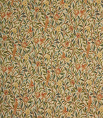 Bird and Pomegranate Tapestry Fabric / Beige - Just Fabrics
