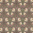 Pimpernel Fabric / Aubergine / Olive