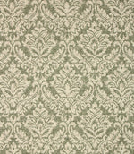 Hester Damask Fabric / Mint - Just Fabrics