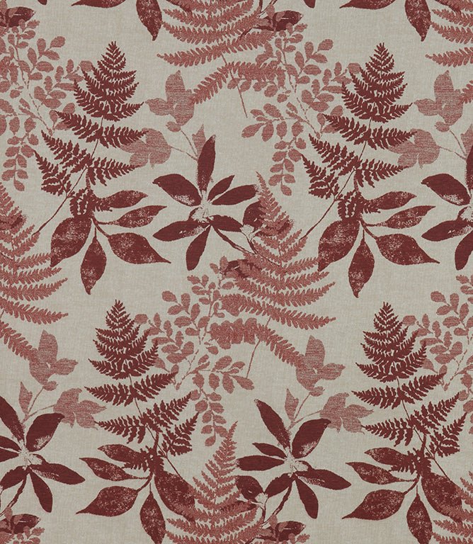 Aubrey FR Fabric / Garnet - Just Fabrics