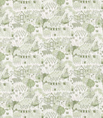 The Allotment Fabric / Fennel - Just Fabrics