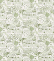 The Allotment Fabric / Fennel - Just Fabrics