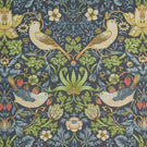Strawberry Thief Outdoor Fabric / Navy - Just Fabrics