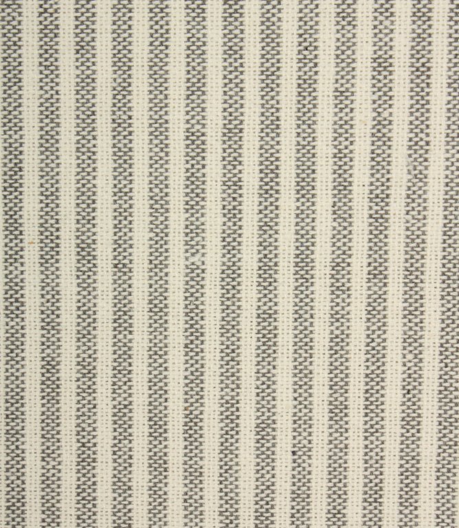 Sandbank Stripe Fabric / Anthracite - Just Fabrics