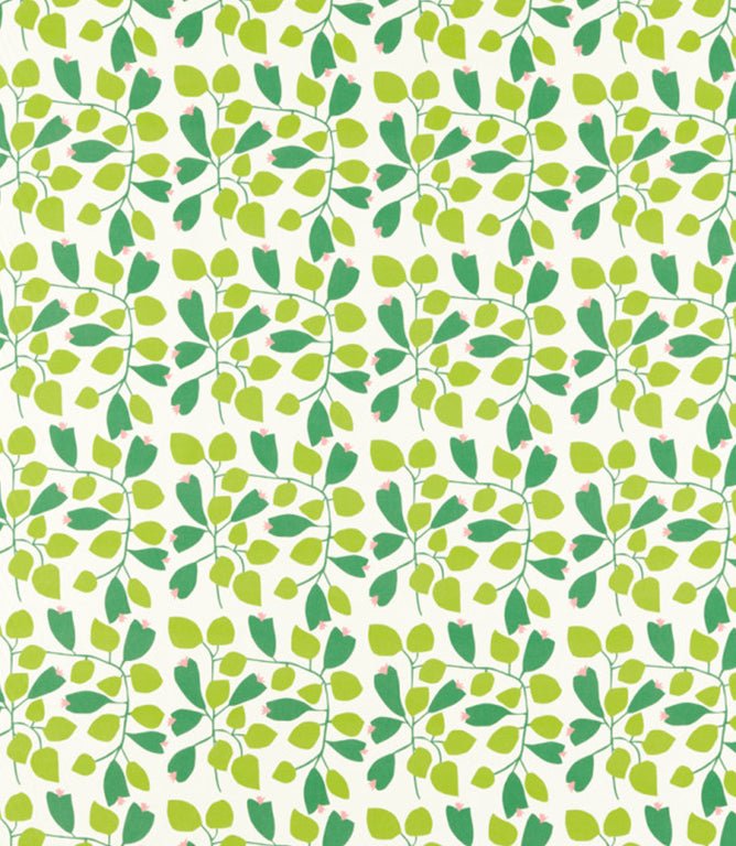 Rosehip Fabric / Mint Leaf / Zest - Just Fabrics
