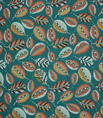 Feather Outdoor Fabric / Petrol - Just Fabrics