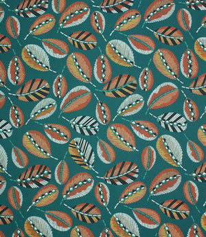 Feather Outdoor Fabric / Petrol