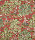 Woodland Retreat Fabric / Lava - Just Fabrics