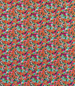 Wildflower Meadow Fabric / Carnelian / Aquamarine / Peridot - Just Fabrics