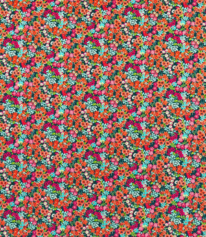 Wildflower Meadow Fabric / Carnelian / Aquamarine / Peridot