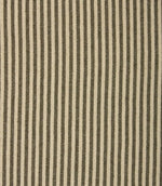 Aldsworth Ticking Fabric / Khaki - Just Fabrics