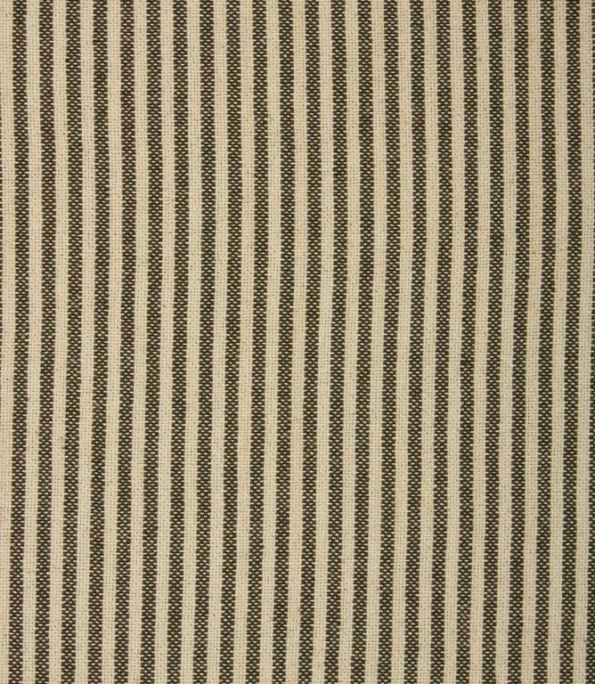 Aldsworth Ticking Fabric / Khaki - Just Fabrics