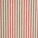 Highbury Stripe Fabric / Red - Just Fabrics