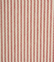 Highbury Stripe Fabric / Red - Just Fabrics