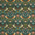 Strawberry Thief Fabric / Dark Green
