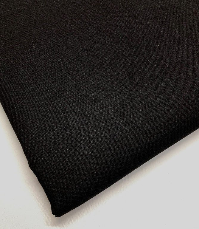 Craft Plain Fabric / Black - Just Fabrics