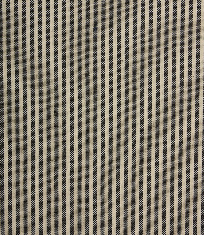 Aldsworth Ticking Fabric / Indigo - Just Fabrics