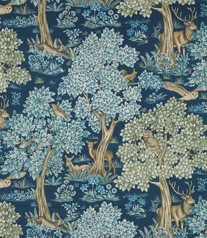 Woodland Retreat Fabric / Sapphire