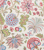 Tree of Life Fabric / Carmine - Just Fabrics