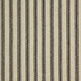 JF Linen Ticking Fabric / Black