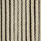 JF Linen Ticking Fabric / Black - Just Fabrics