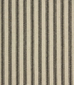 JF Linen Ticking Fabric / Black - Just Fabrics