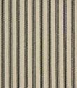 JF Linen Ticking Fabric / Black - Just Fabrics