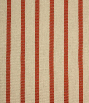 Riviera Stripe Outdoor Fabric / Burnt Orange