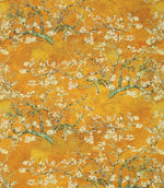 Almond Blossom Fabric / Gold - Just Fabrics