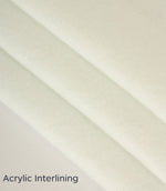 Acrylic Interlining Fabric / White - Just Fabrics