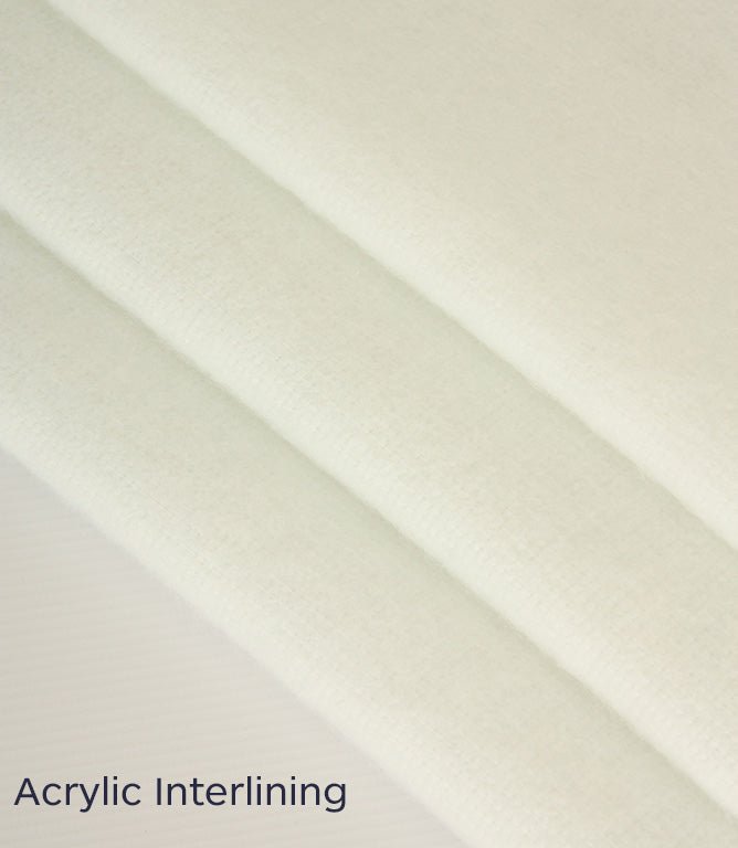 Acrylic Interlining Fabric / White - Just Fabrics
