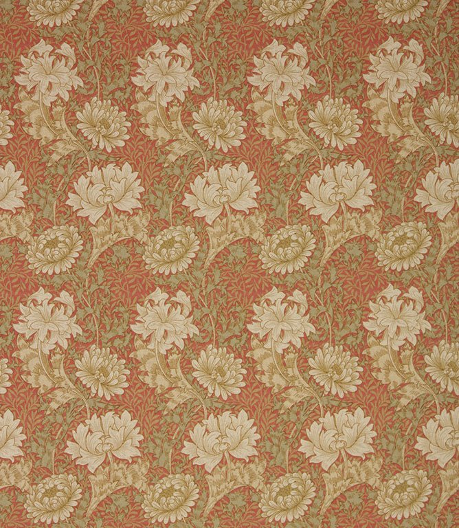 Ethel Fabric / Soft Red - Just Fabrics