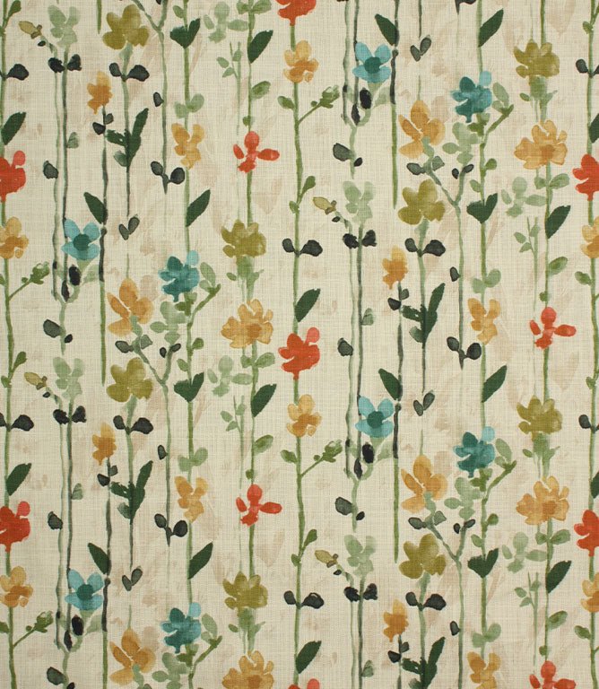 Elizabeth Fabric / Green - Just Fabrics