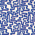 Meander Fabric / Lapis / Spinel - Just Fabrics