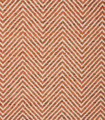 Kingham Herringbone Fabric / Terracotta - Just Fabrics
