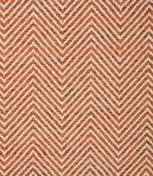 Kingham Herringbone Fabric / Terracotta