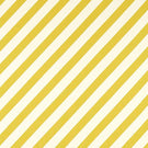 Paper Straw Stripe Fabric / Citrine - Just Fabrics