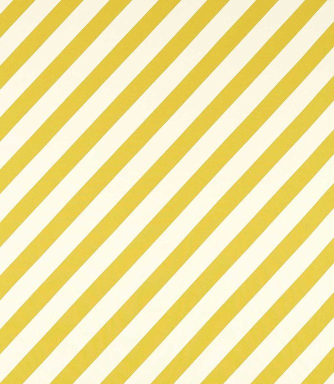 Paper Straw Stripe Fabric / Citrine - Just Fabrics