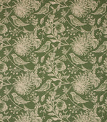 Olivia Fabric / Sap Green - Just Fabrics
