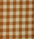 Aldsworth Check Fabric / Peanut - Just Fabrics