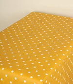 Full Stop Matt PVC Fabric / Mustard - Just Fabrics