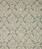 Hester Damask Fabric / Duck Egg - Just Fabrics