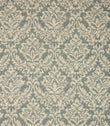 Hester Damask Fabric / Duck Egg - Just Fabrics