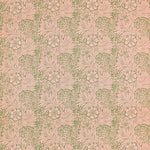Marigold Fabric / Olive / Pink - Just Fabrics