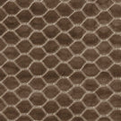 Faraday Velvet Fabric / Walnut - Just Fabrics