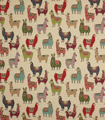 Alpaca Tapestry Fabric / Multi - Just Fabrics