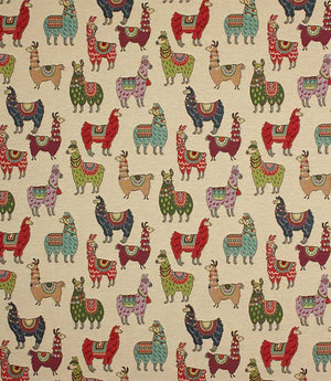 Alpaca Tapestry Fabric / Multi