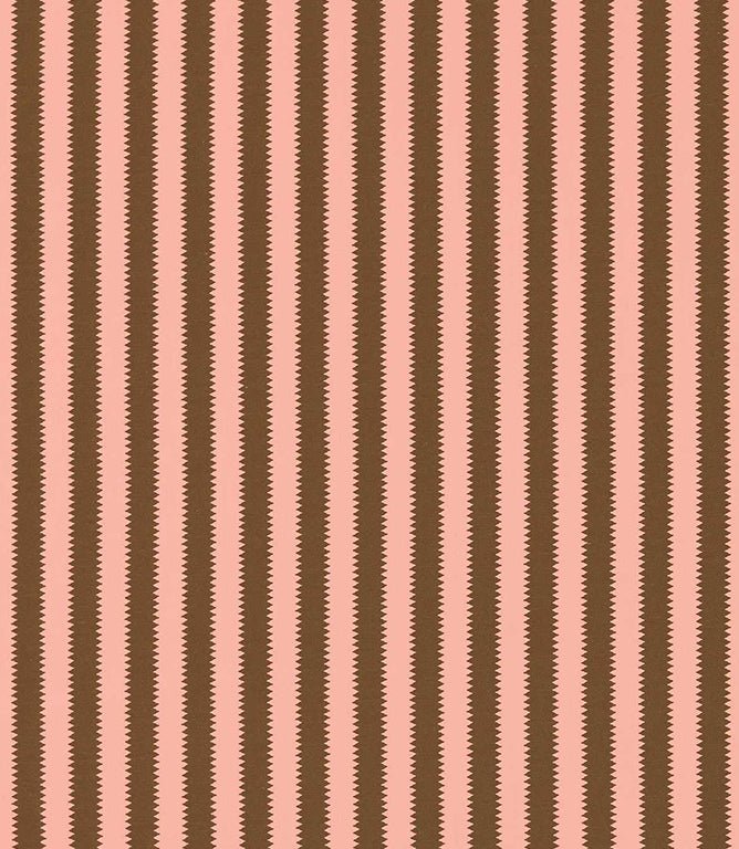 Regency Aperigon Fabric / Putty / Walnut - Just Fabrics