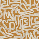 Script Fabric / Ochre - Just Fabrics