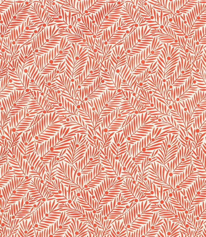 Yew & Aril Fabric / Watermelon - Just Fabrics